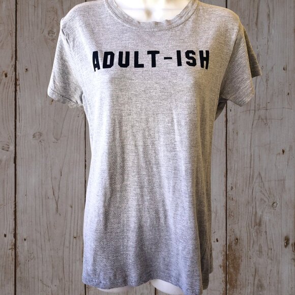 Gray T-Shirt ADULT-ISH Womens XL by Tultex - Picture 6 of 7